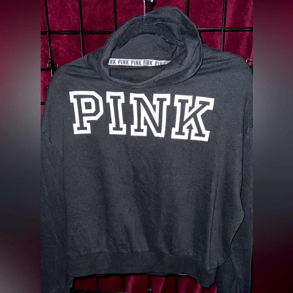 PINK scoop neck sweater